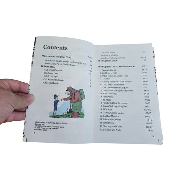 1984 The Big Bear Cub Scout Book Boy Scouts Of America Book Paperback Viintage - Picture 6 of 7
